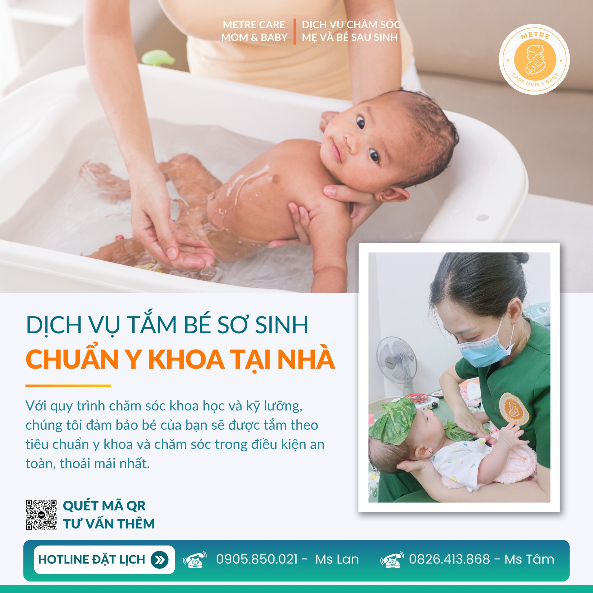 Chúng tôi xây dựng quy trình tắm bé dựa trên các nguyên tắc y khoa tiên tiến, đảm bảo mỗi bước chăm sóc bé được thực hiện một cách khoa học và an toàn tuyệt đối